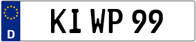 Truck License Plate